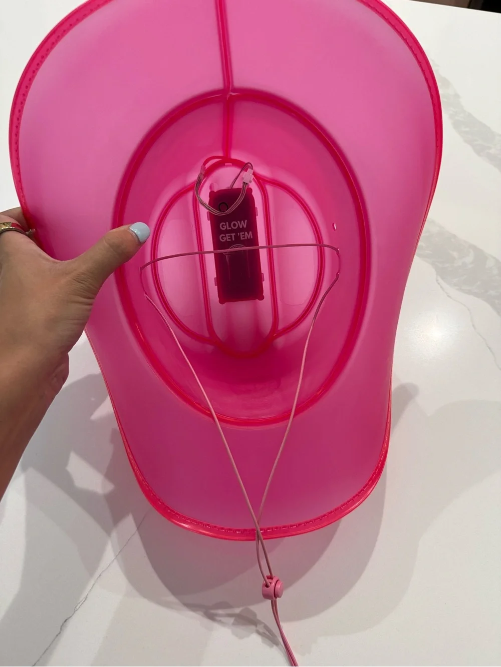 Neon Cowboys Light-Up Pink LED Cowboy Hat